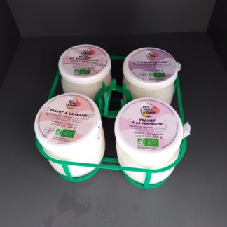 Yaourt aux fruits rouges 125 g (par 4)
