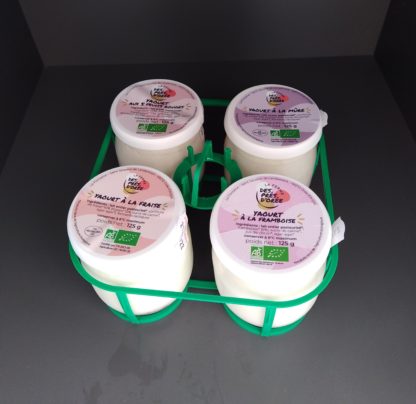 Yaourt aux fruits rouges 125 g (par 4)